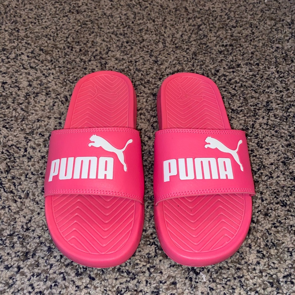 Pink puma slides